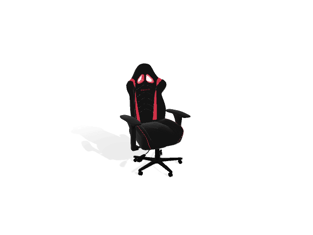 3D render of chairs